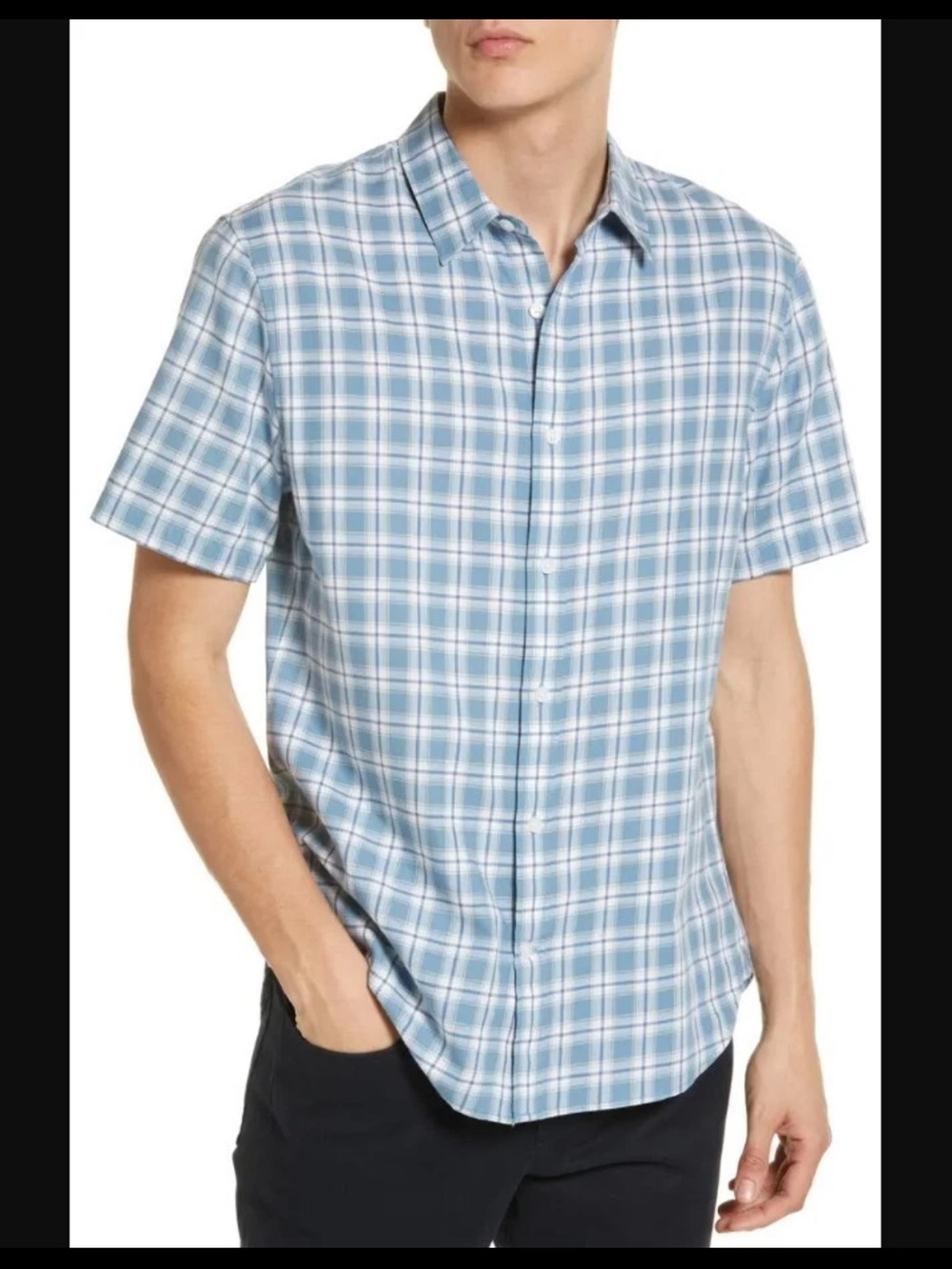 Vince Men’s Plaid Shirt